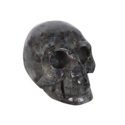Alternative view of Black Labradorite Crystal Skull