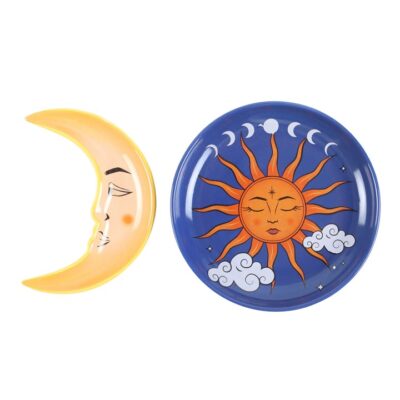 Alternative view of Sun and Moon Celestial Stacking Trinket Dish