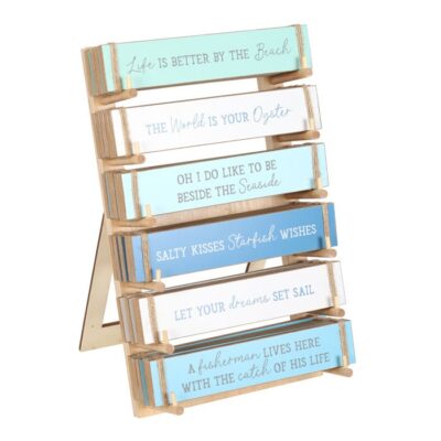 Alternative view of Set of 36 Nautical Block Signs on Display