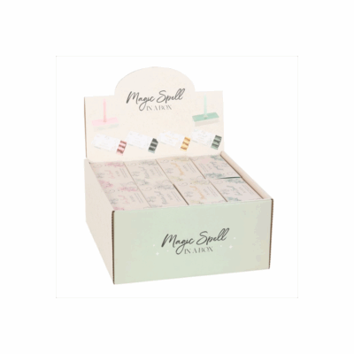 Alternative view of Set of 32 Magic Spells in a Box