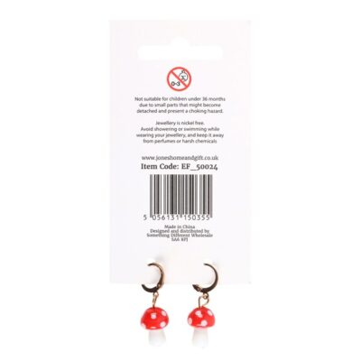 Alternative view of Toadstool Dangle Earrings