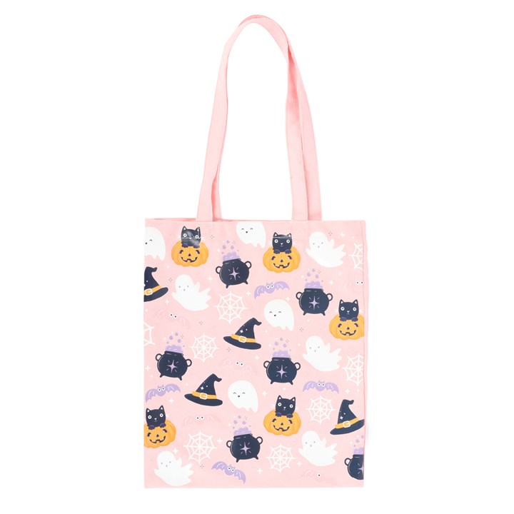 Cute Halloween Print Polycotton Tote Bag - Image 2