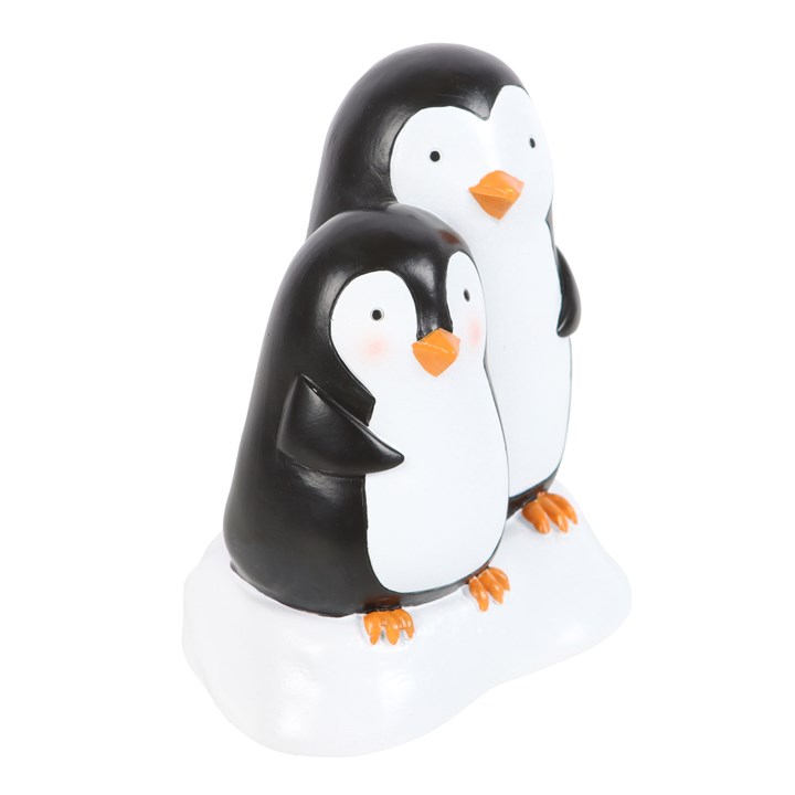Snuggle Season Resin Penguin Ornament - Image 2