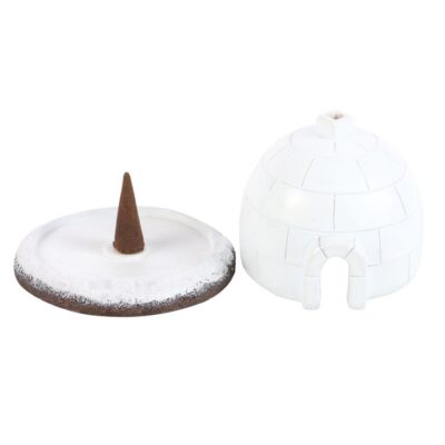 Alternative view of Winter Igloo Incense Cone Burner