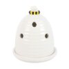 White Beehive Incense Cone Holder