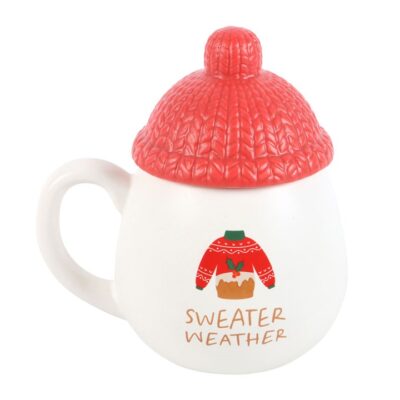 Alternative view of Sweater Weather Lidded Mug