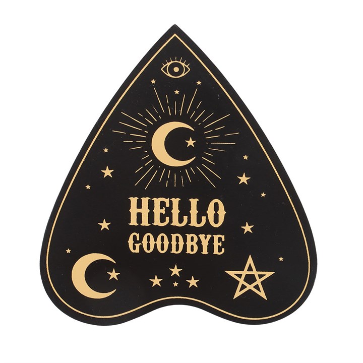 Black Talking Board Planchette Coaster Set - Image 4