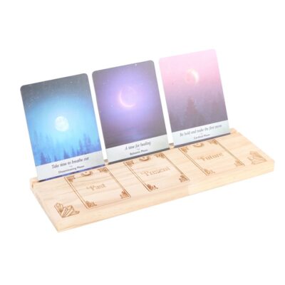 Alternative view of Natural Past Present Future Tarot Card Stand