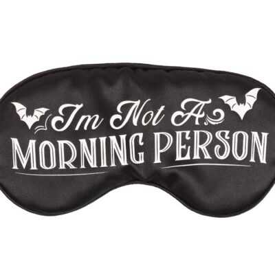 Alternative view of I'm Not a Morning Person Satin Sleep Mask