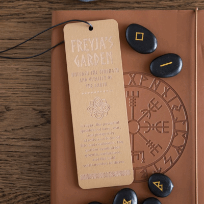 Freyja's Garden Wooden Bookmark