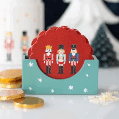 Nutcracker Coaster Set