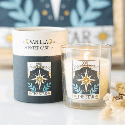The Star Vintage Tarot Blueberry Candle