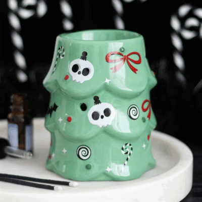 Creepy Christmas Tree Oil Burner and Wax Warmer