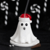 Ghost with Santa Hat Incense Cone Holder