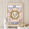 The Sun Vintage Tarot Wall Hanging