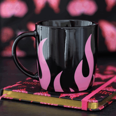 Pink Flame Mug