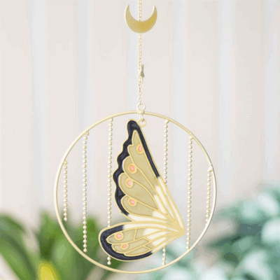 Green Fairy Wing Hanging Decoration