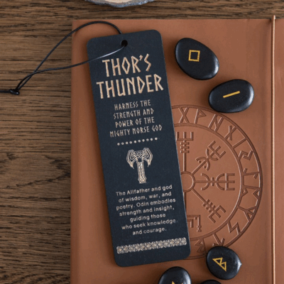Thor's Thunder Wooden Bookmark