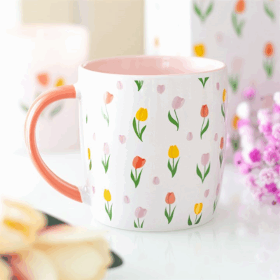 Tulip Print Mug