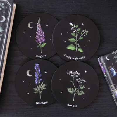 Poisonous Plants Coaster Set
