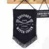 Support Your Local Witch Coven Hanging Fabric Banner