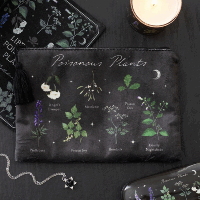 Poisonous Plants Makeup Bag